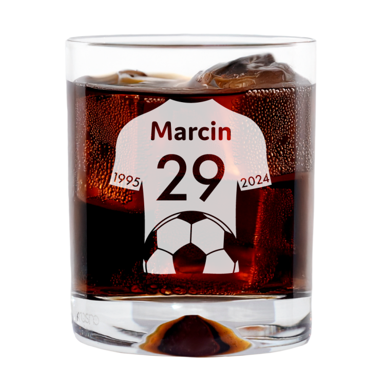 Szklanka Whisky 350ml Piłkarska koszulka.png