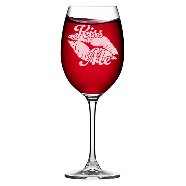 Kieliszek do wina 370ml Kiss Me.jpg