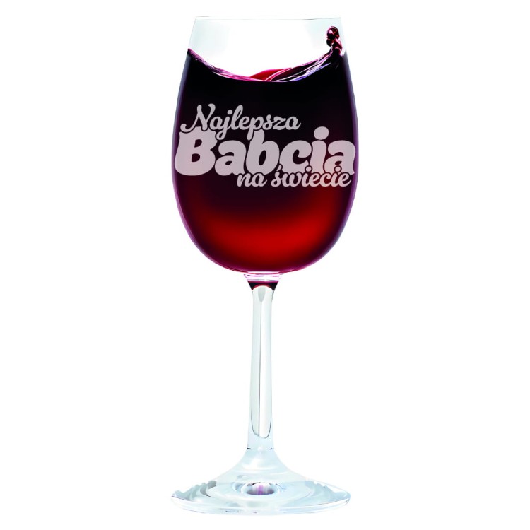 Kieliszek do wina 280ml Najlepsza Babcia na Świecie.jpg