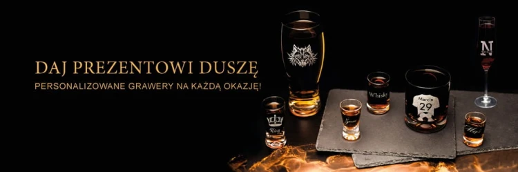 Szklanka do Whisky MIXOLOGY 260ml grawerowana