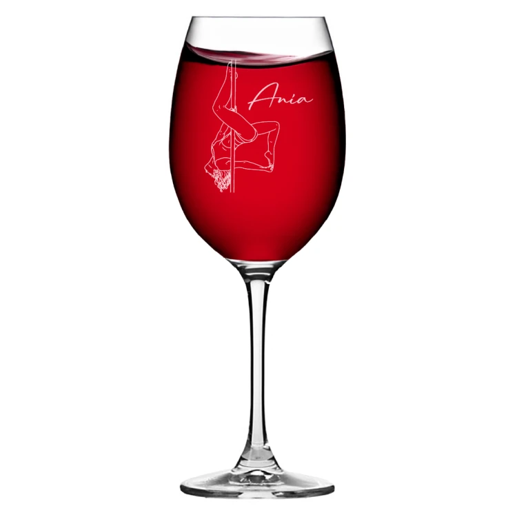 Kieliszek do wina 370ml Tancerka Pole Dance.jpg