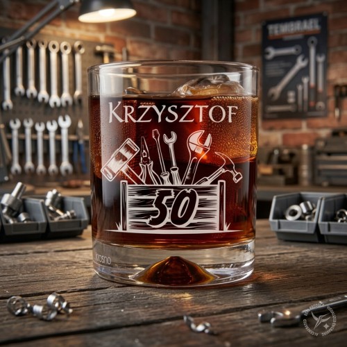 Szklanka do whisky 350ml Urodziny złotej rączki skrzynia gen.jpg