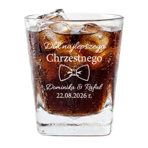 Szklanka Whisky 280ml Dla najlepszego chrzestnego.jpg