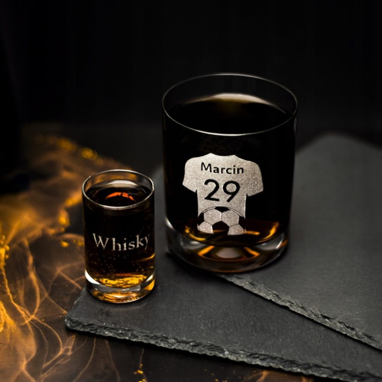 Szklanka do Whisky MIXOLOGY 260ml grawerowana