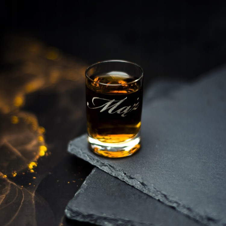 Zestaw kieliszków do wódki SHOT 30ml 6szt grawerowane