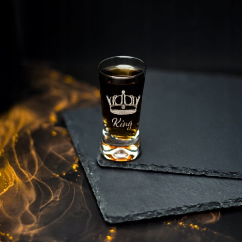 Zestaw kieliszków do wódki X-LINE 50ml 6szt grawerowane