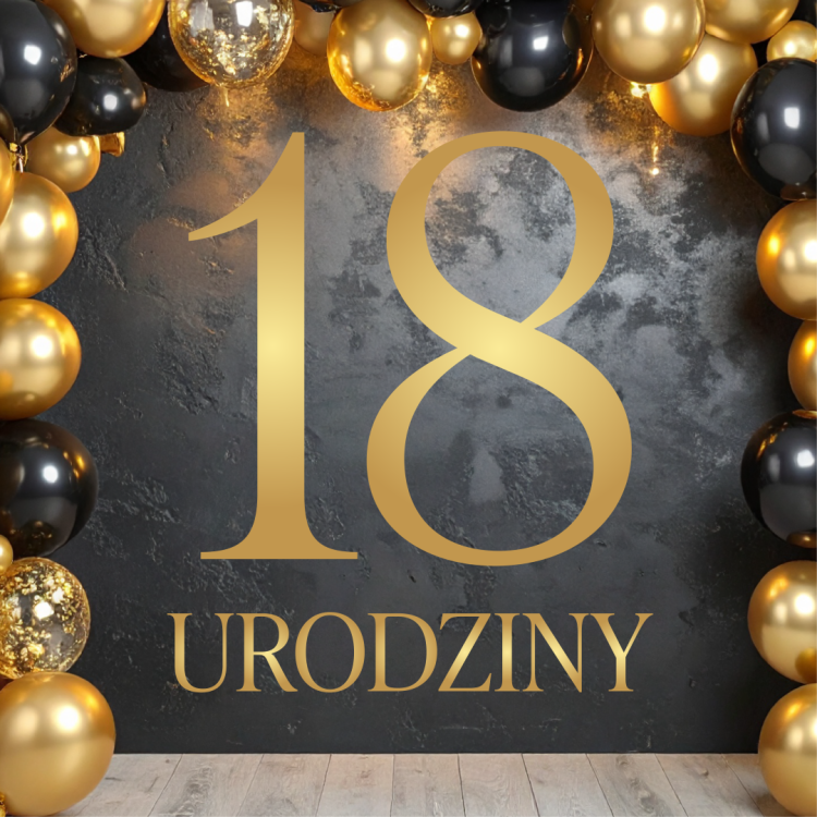 Dekoracja podpis/litery na urodziny rocznicę - złote/srebrne lustro
