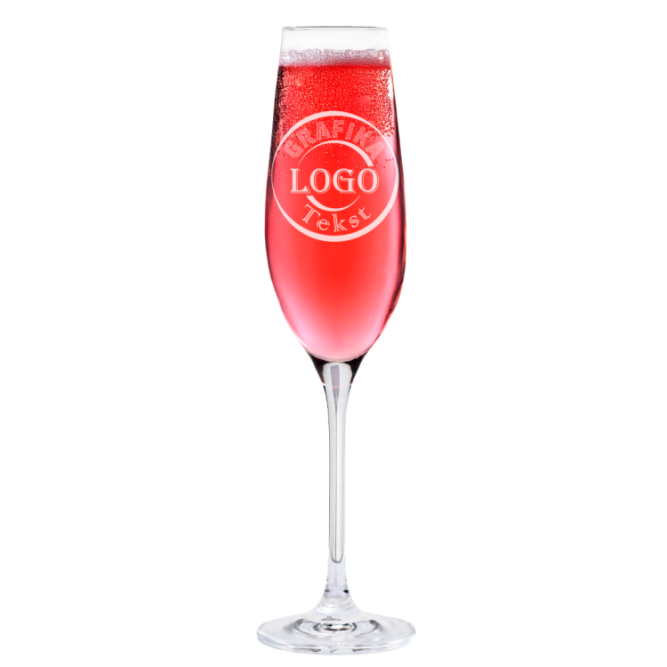 Kieliszek do szampana personalizowany z grawerem 200ml