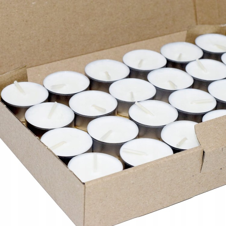 TEALIGHT podgrzewacze sojowe bezzapachowe 48 szt