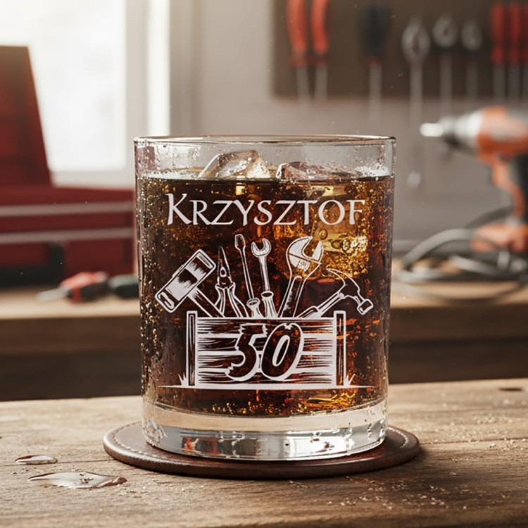 Szklanka Whisky 250ml Urodziny złotej rączki.jpg