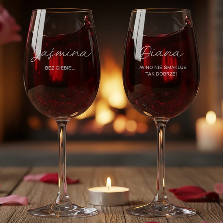 Kieliszki do wina 280ml Bez Ciebie Wino nie smakuje tak dobrze.jpg