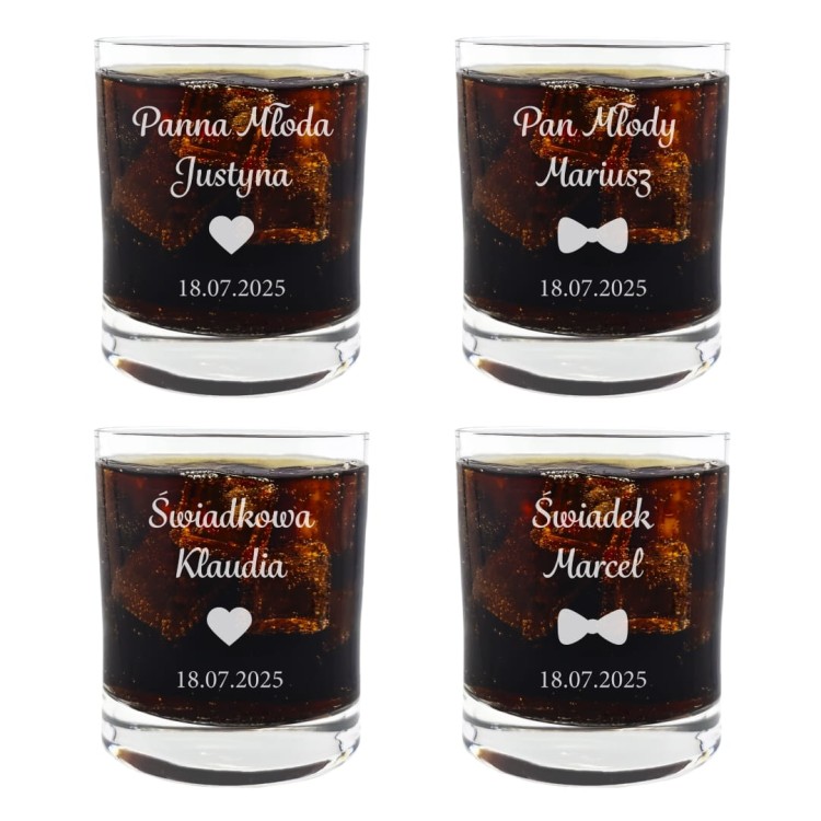 Szklanka Whisky 250ml Ślubny zestaw.jpg