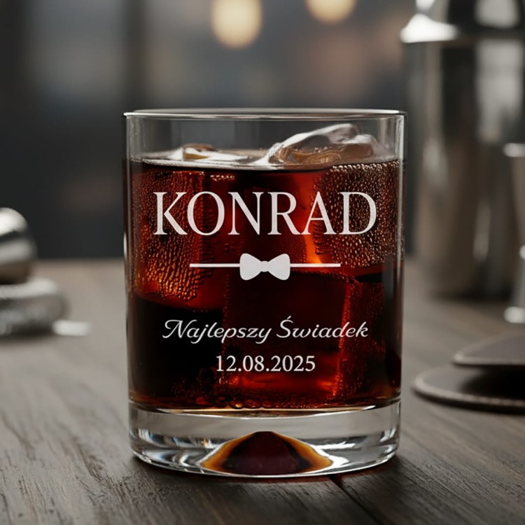 Szklanka Whisky 350ml Najlepszy Świadek z muchą gen.jpg