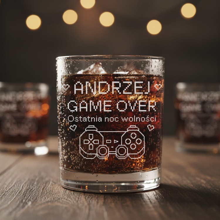 Szklanka Whisky 250ml GAME OVER gen.jpg