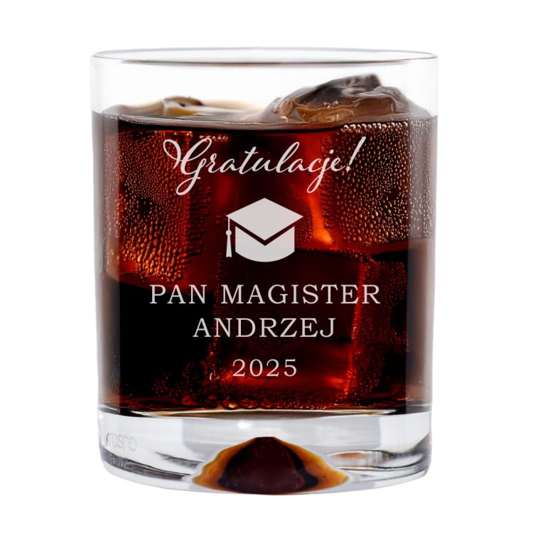 Szklanka Whisky 350ml Gratulacje Magister.jpg