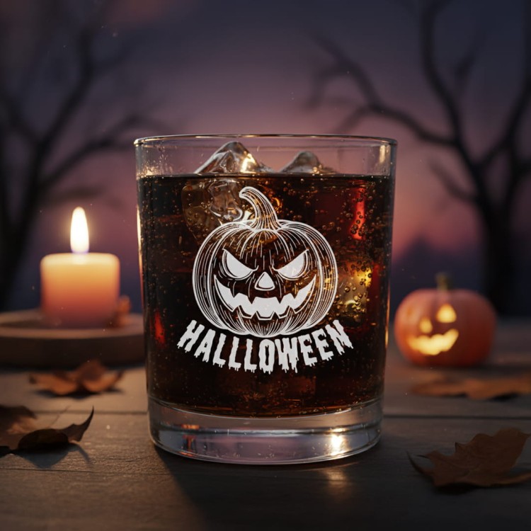 Szklanka Whisky 250ml Dynia Halloween gen.jpg