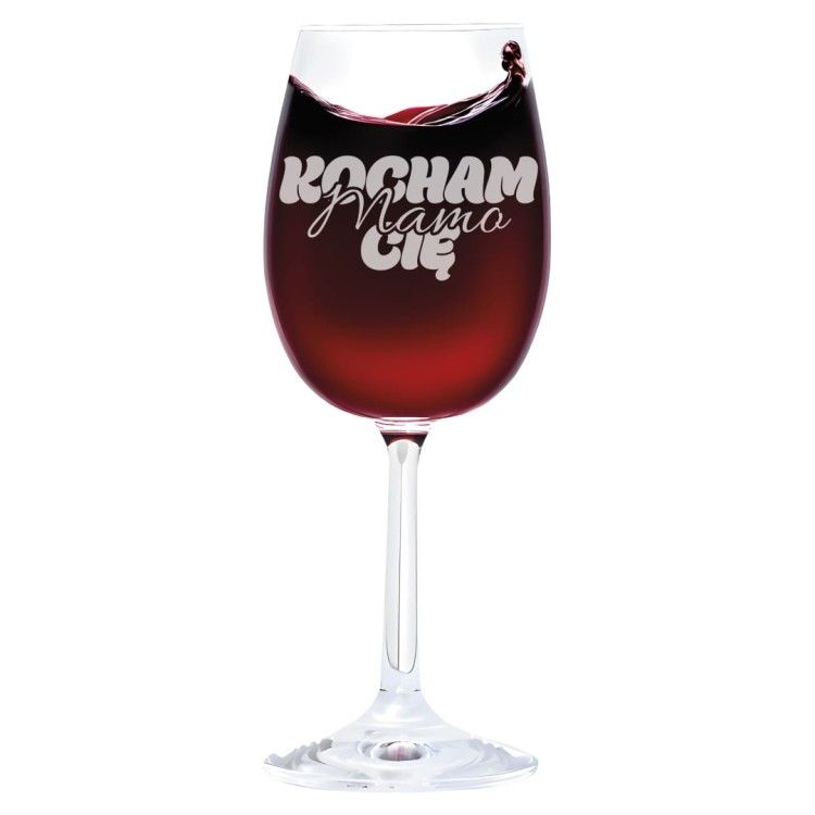 Kieliszek do wina PURE 280ml Kocham Cię Mamo.jpg